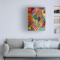 Trademark Fine Art Abstract Untitled No 2 On Canvas by Roxy Wuz Here Print