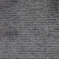 Lofy Mezica Light Grey No Pattern Cotton Machine Made Area Rug