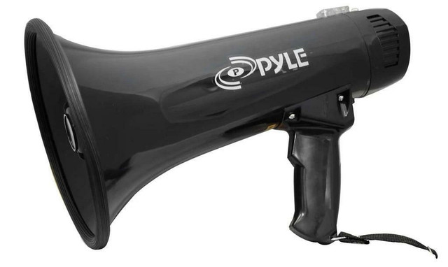 PYLE PMP43IN 40 Watts Professional Megaphone / Bullhorn w/Siren and 3.5mm Aux-In For Digital Music/iPod in Other - Image 3
