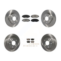 Front and Rear Disc Rotors and Semi-Metallic Brake Pads Kit by Transit Auto K8S-101161