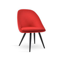 sohoConcept Avanos Star Side Chair in Red Fabric