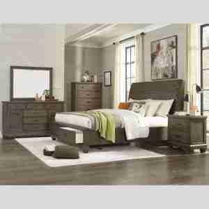 King Bedroom Set with Stoarge on Clearance !! in Beds & Mattresses in Oakville / Halton Region