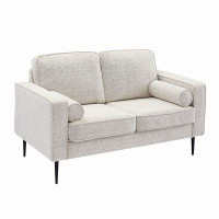 George Oliver Living Room Upholstered Sofa With High-Tech Fabric Surface/ Chesterfield Tufted Fabric Sofa Couch, Large-W