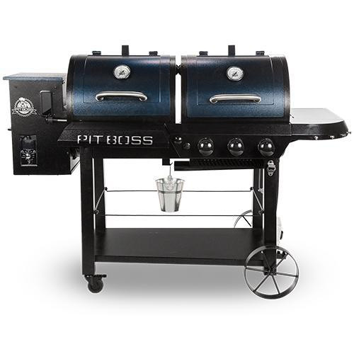 Pit Boss® 1230 RANCHER Combo Wood/Gas Pellet Grill ( Propane ) PB1230  1,261 sq. inches of cooking surface.  BBQ in BBQs & Outdoor Cooking
