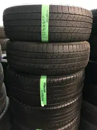 225 65 17 2 Michelin Latitude Tour Used A/S Tires With 75% Tread Left