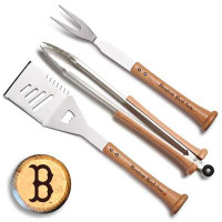 Baseball BBQ Triple Play Boston Red Sox Grilling Tool Set