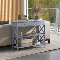 Console table 39.4" x 12" x 31.5" Grey