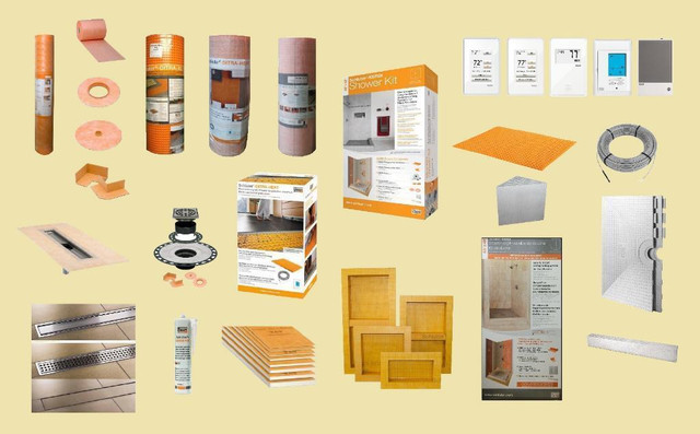 Schluter Nuheat Laticrete Products - Wholesale Contractor Prices - Ditra, Ditra Heat, XL, Kerdi Membrane, Thermostat in Floors & Walls