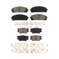 Front Rear Semi-Metallic Brake Pads Kit For 22 Toyota Camry TRD With Manual Parking KSM-100565