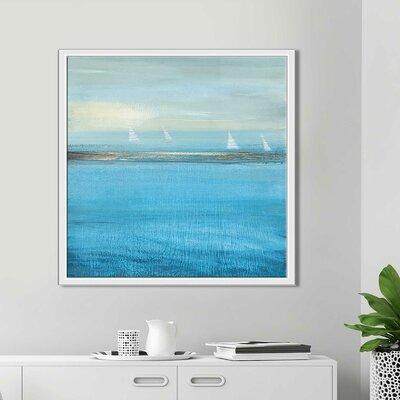 Made in Canada - Breakwater Bay 'Waiting on The Wind II' Framed Acrylic Painting Print on Canvas in Arts & Collectibles
