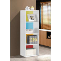 Latitude Run® Benniton 5-Shelf Bookcase In Rainbow