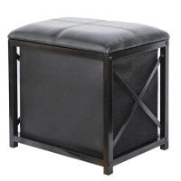 Gracie Oaks Somer Unfinished Iron Accent Stool