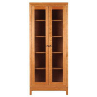 Spectra Wood Franklin 72" H x 30" W Solid Wood Standard Bookcase