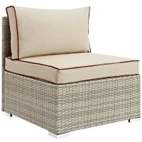 Modway Repose Outdoor Armless Patio Chair with Cushion