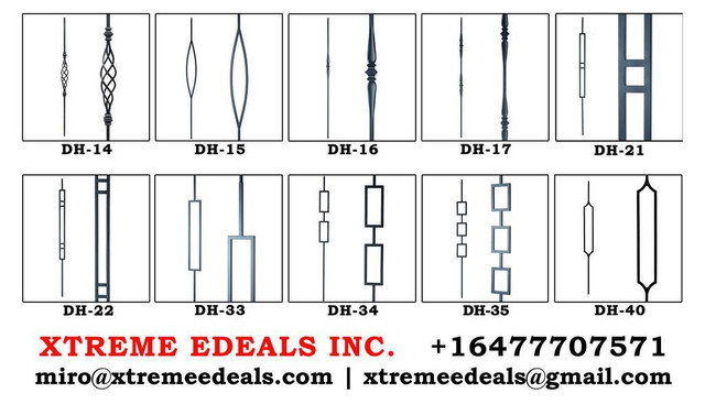 Iron Stair Balusters, Shoes, Connectors in Home Décor & Accents in Markham / York Region - Image 2