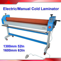 Electric Manual Cold Roll Laminator Machine Wide Format Photo Vinyl Film Cold Laminating 120020/120325