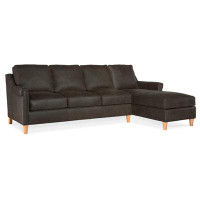 Bradington-Young Madison Sectional (Leather, Tapered Legs)