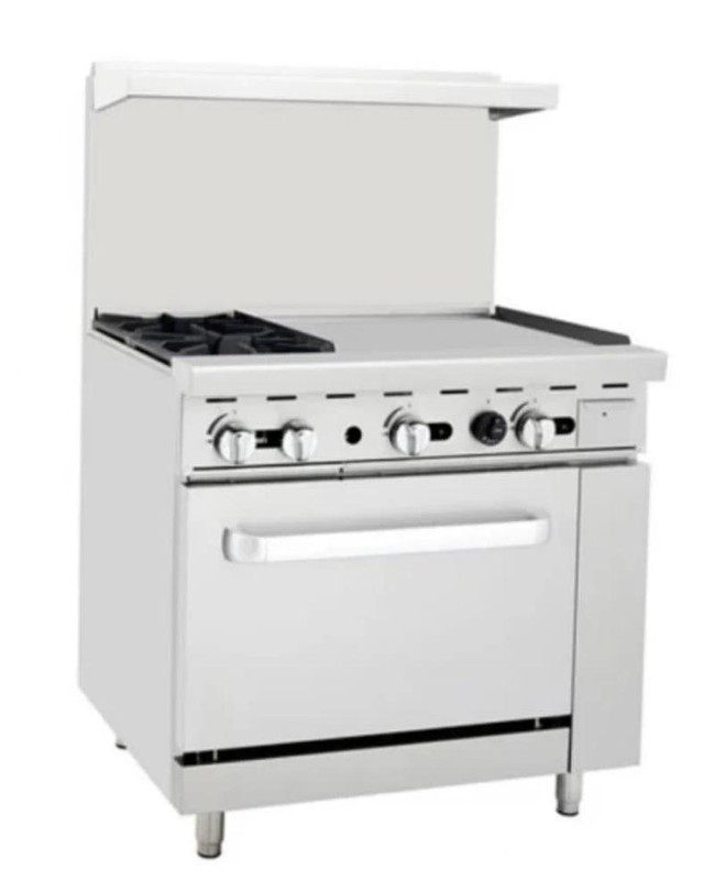 Omega 2 Burners with 24 Griddle Stove Top Range in Other Business & Industrial - Image 2