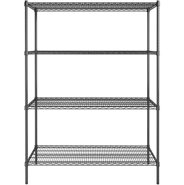 BRAND NEW Wire Shelving Kits - Black Epoxy and Chrome Finish - All Sizes in Stock! in Industrial Shelving & Racking in Calgary - Image 2