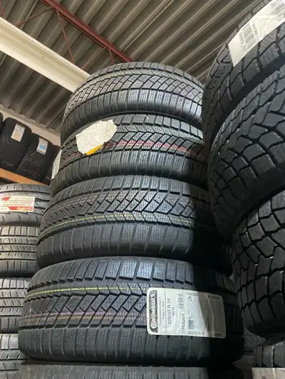 FOUR NEW 225 / 55 R16 CONTINENTAL TS830 WINTER RUNFLAT TIRES -- SALE