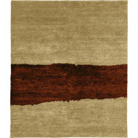 Brayden Studio One-of-a-Kind Ledoux Hand-Knotted Traditional Style Beige 9' x 12' Wool Area Rug