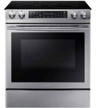 Samsung NE58M9430SS 30 Slide In Electric Range Self Clean Convection 5.9 cu. ft. Capacity  Stainless Steel color