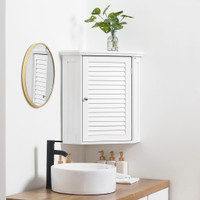 Wall Cabinet 24"W x 15.7"D x 24"H White