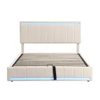 Ivy Bronx Upholstered Storage Platform Bed