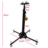 Heavy Duty Crank Stand with Outriggers 024373