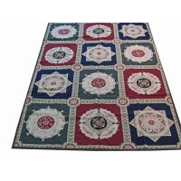 Landry & Arcari Rugs and Carpeting Timothy One-of-a-Kind 6' x 8'10" Area Rug in Blue/Green/Red