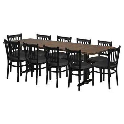 Restaurant Furniture by Barn Furniture 10-Person Dining Set 2
