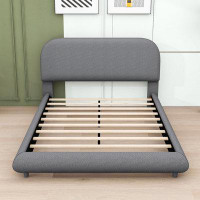 Latitude Run® Dhamani Upholstered Platform Bed with Headboard