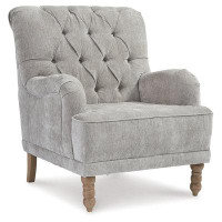 Alcott Hill Albertyne Dove Grey Upholstered Accent Chair