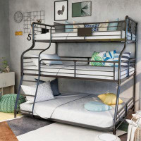 Mason & Marbles Abron Twin Over Full Over Queen Triple Bunk Bed by Mason & Marbles