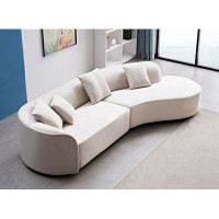 Hokku Designs Modern Fabric Sofa Upholstered Sofa