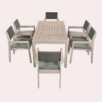 Rosalind Wheeler Outdoor Dining Set Patio Dining table and Chairs
