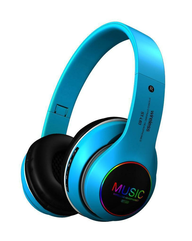 NEW BLUETOOTH HEADPHONES NOISE CANCELLING WIRELESS STL63 in Headphones in Alberta - Image 4