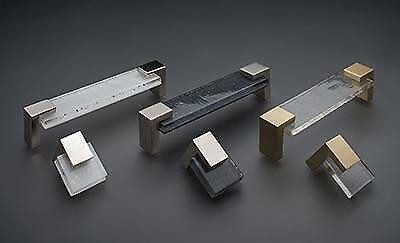 Affinity Handcrafted Glass Cabinet Hardware - 4 colors and 4 Finishes ( Knob & 2 Sizes of Pulls 6 & 8 ) in Cabinets & Countertops