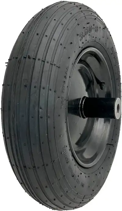 Strong and durable! 3.50-8 Inch Wheel with Rim