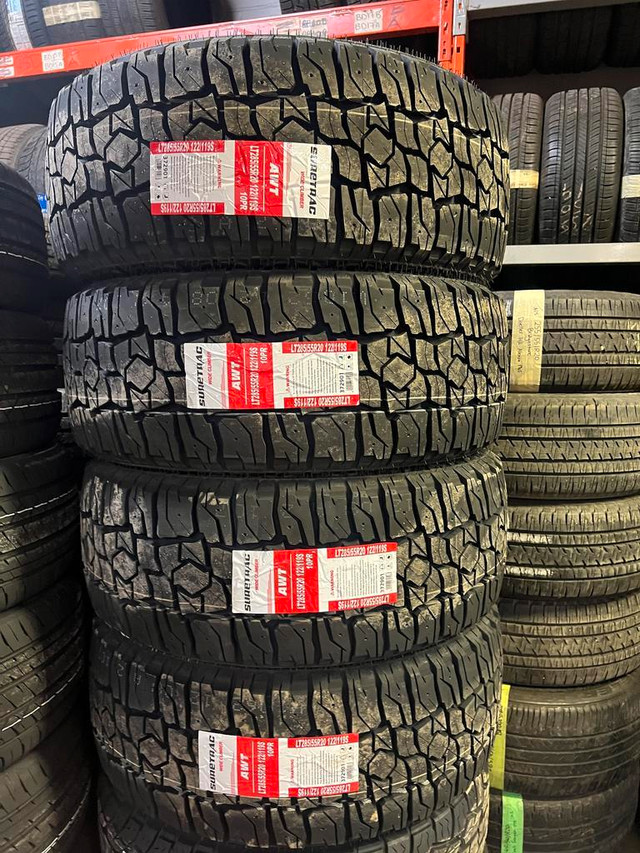 LT 285 55 20 Set of 4 SURETRAC WIDE CLIMBER NEW ALL WEATHER Tires in Tires & Rims in Ottawa