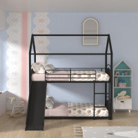 Harper Orchard Darbydale Twin over Twin Steel Standard Bunk Bed by Harper Orchard