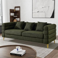 ouyessir Ottwell 79'' Mid-century Upholstered Sofa