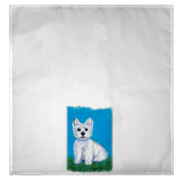 Betsy Drake Interiors Pets Westie Guest Towel