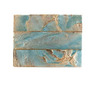 Realstone Systems Tempered Azure Tile 3x11.75 Comes in a Box, 32 Pcs