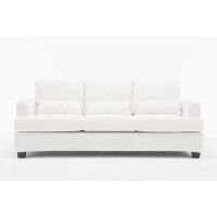 Ebern Designs Modern Sofa Couch For Living Room, Bedroom With Wood Frame
