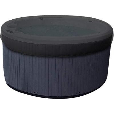 Covers & All HeavyDuty Multipurpose Outdoor Round Hot Tub Cover, UV Resistant & Waterproof Spa Cover Protector in Hot Tubs & Pools