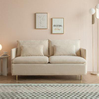 Mercer41 Modern Upholstered Loveseat Sofa