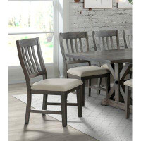 Sunset Trading Trestle Dining Chair in Grey