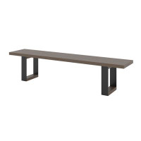 NOBL  Bench Ash Wood And Steel
