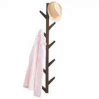 Latitude Run® Solid Wood 10 - Hook Wall Mounted Coat Rack